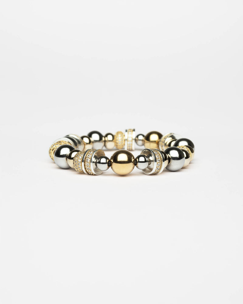 Bracelet Nefertiti Or & Argent