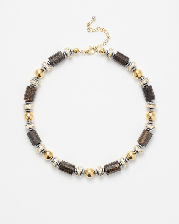 Collier Athena Marron