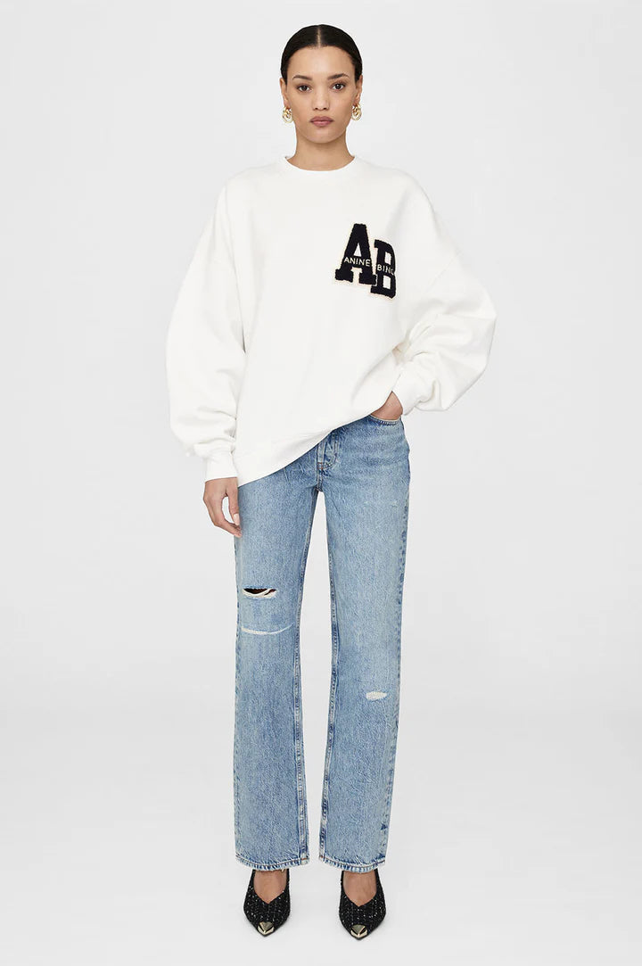 Sweatshirt Miles Blanc