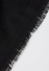 Foulard Glenn Monogram Noir