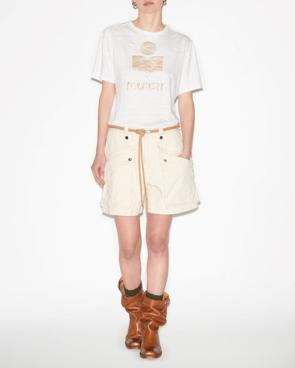 T-shirt Koldi White/Light Gold