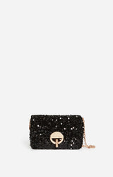 Sac Moon Noir à Sequins