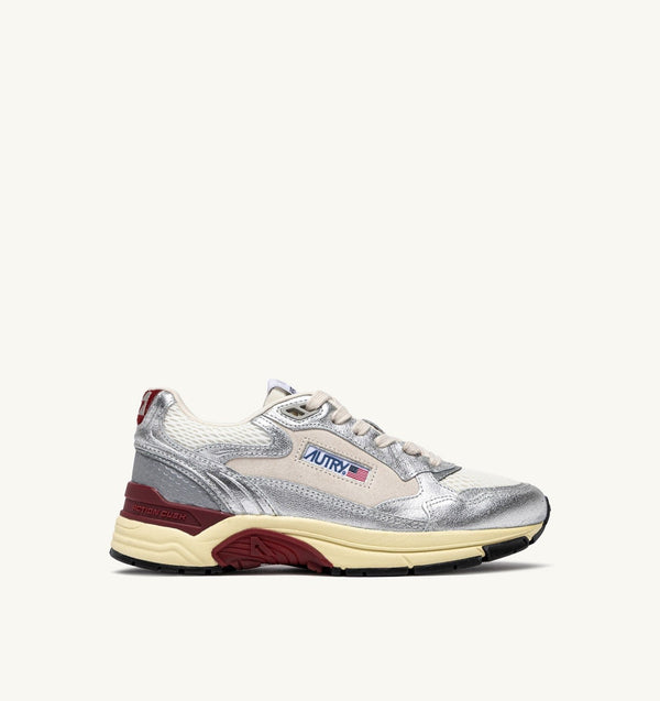 Baskets Hyperway Low Wom Bordeaux/Silver