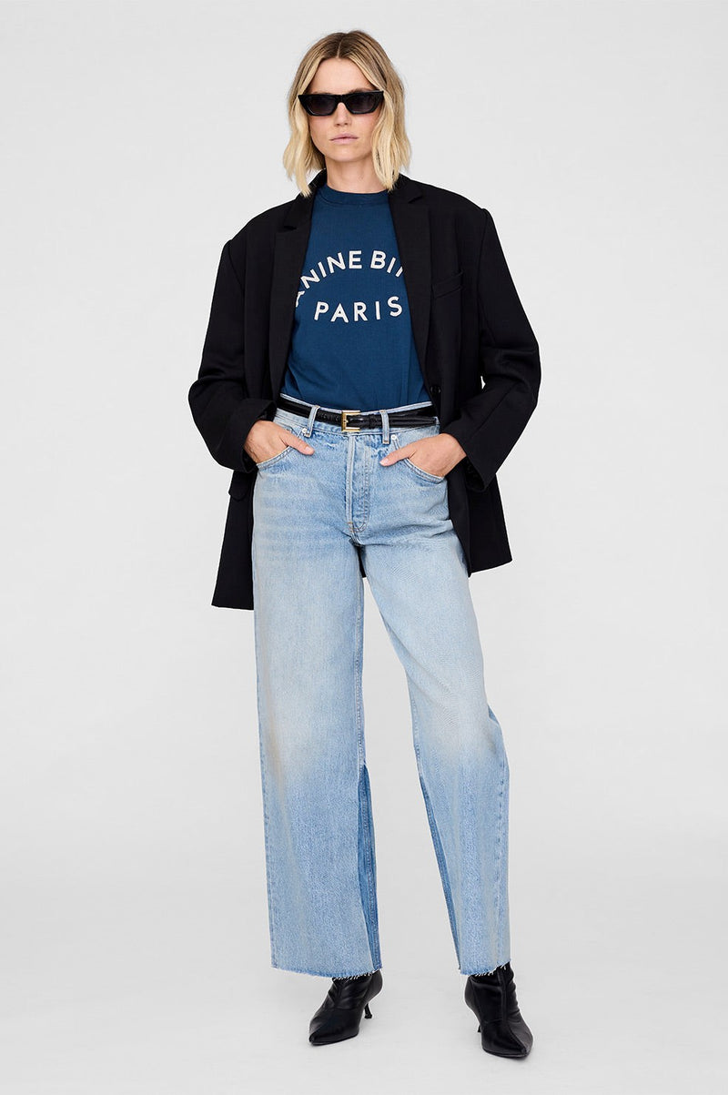 T-shirt Jaylin Tee Paris Dark Blue