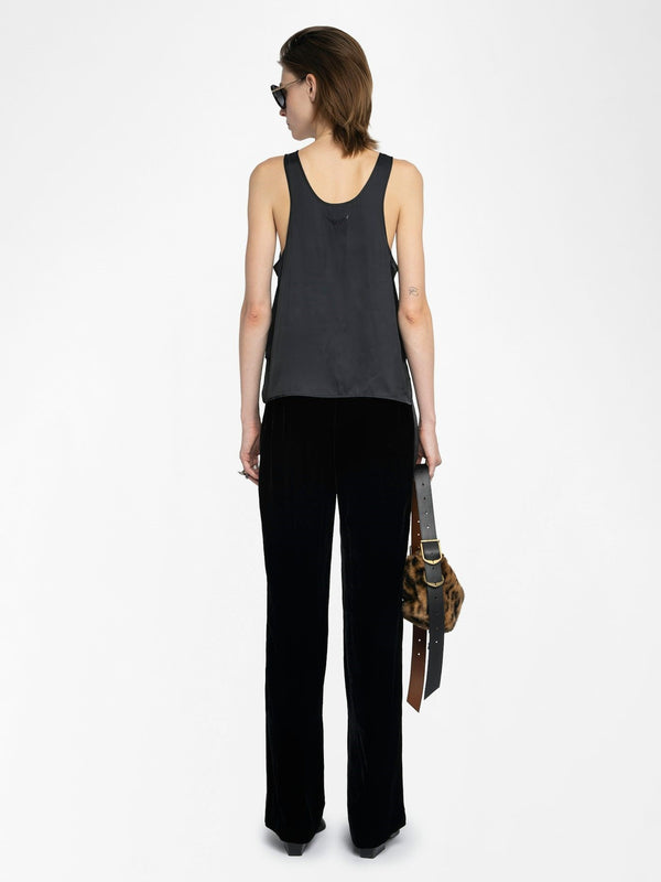 Pantalon Poma Velvet Noir