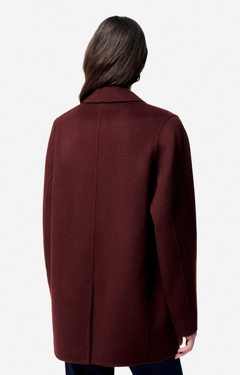 Manteau Marc Lie de Vin/Bor