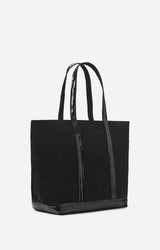 Sac Cabas L Noir en Toile