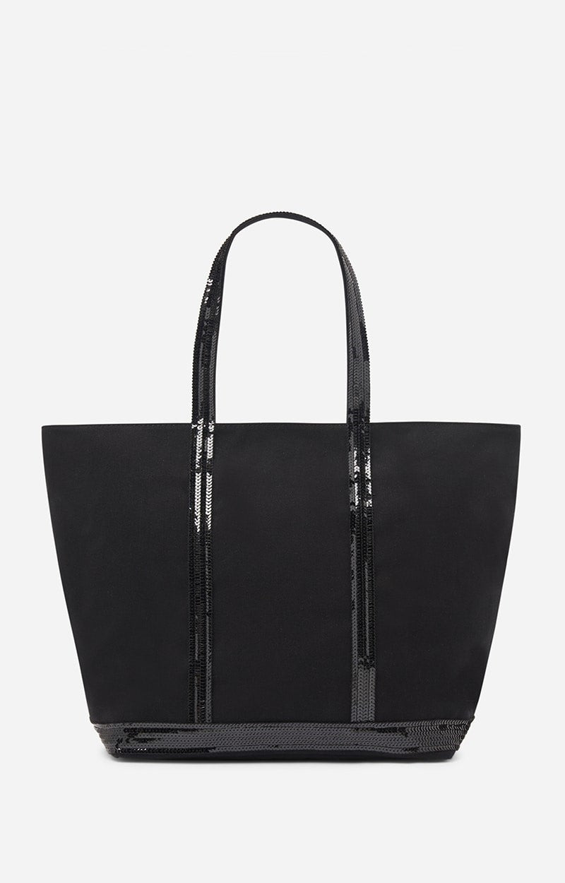 Sac Cabas L Noir en Toile