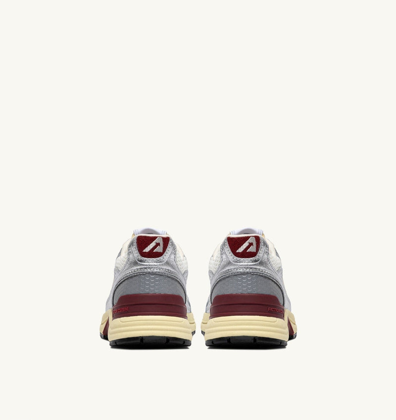 Baskets Hyperway Low Wom Bordeaux/Silver