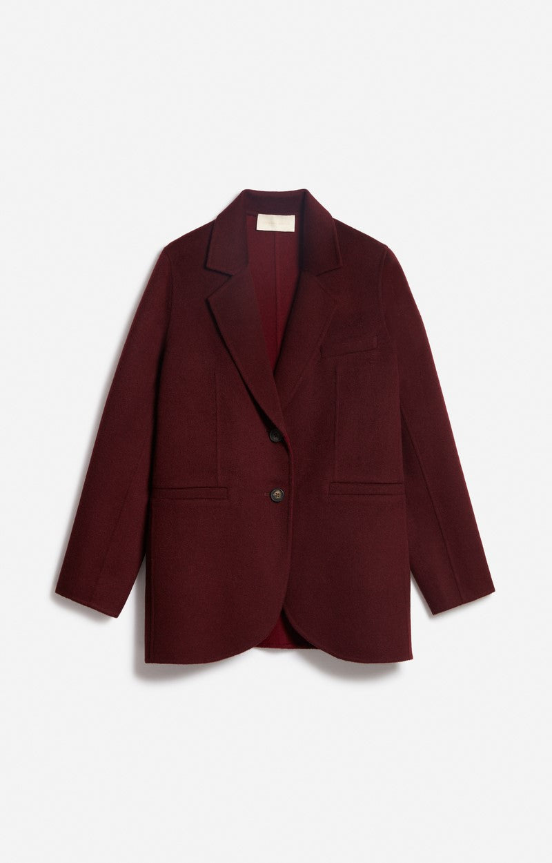 Manteau Marc Lie de Vin/Bor