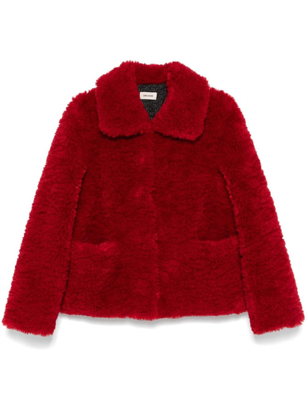 Manteau Fred Soft Curly Rouge