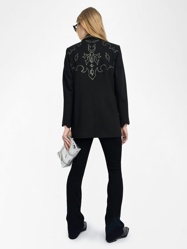 Blazer Viva Strass Western