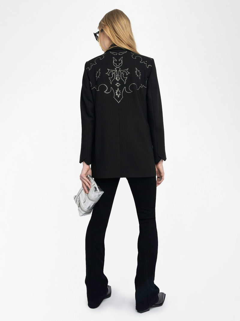 Blazer Viva Strass Western