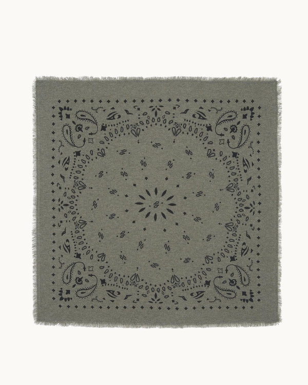 Foulard Hachiko Kaki