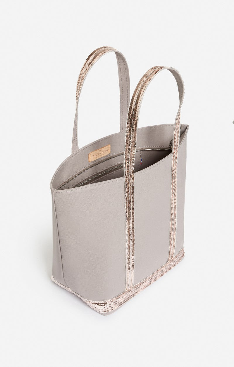 Cabas M Zippe Quartz en Toile