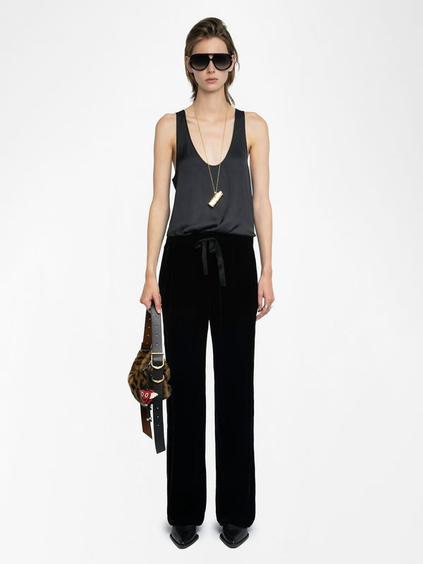Pantalon Poma Velvet Noir