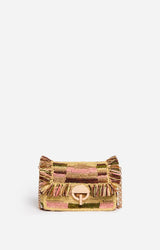 Sac Nano Moon en Raphia Multico/Jaune