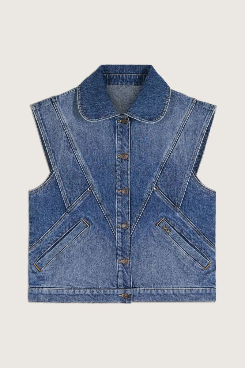 Veste en Jean Max Lightusedblue