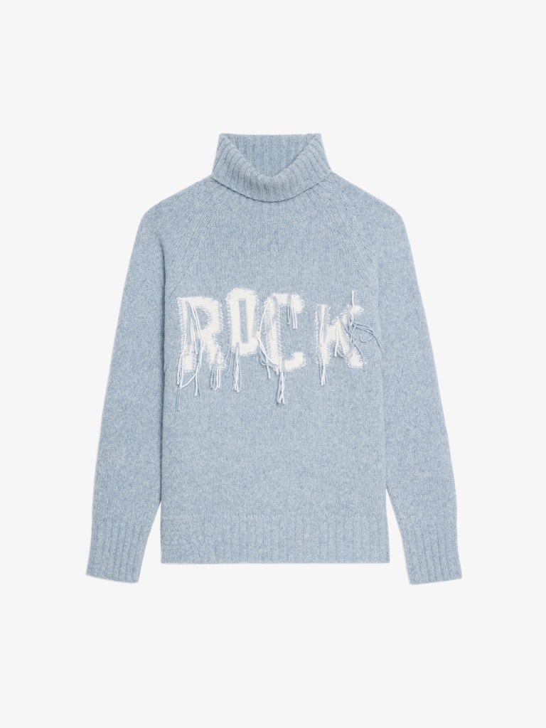 Pull Mora 100% Laine Mérinos Light Blue