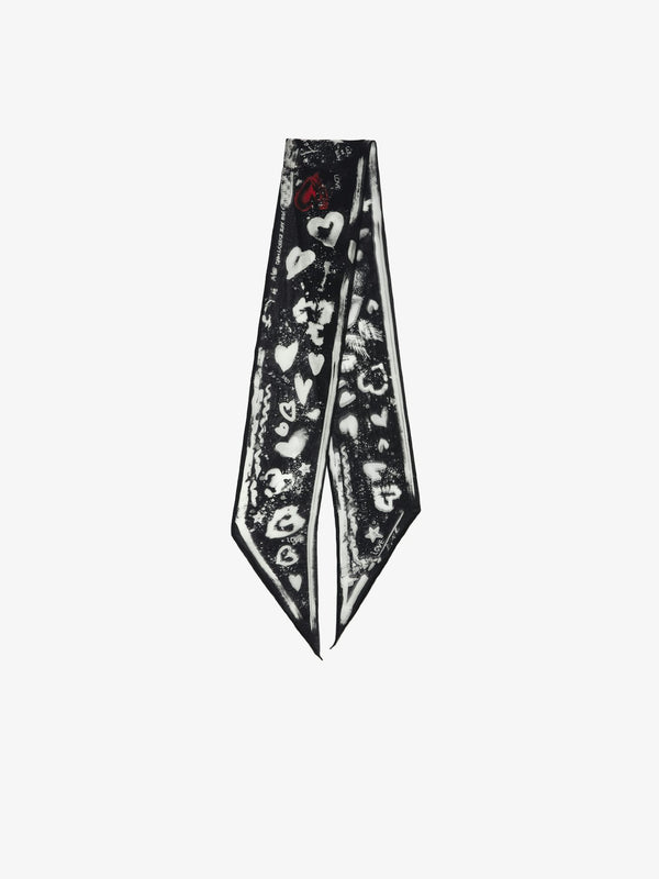 Foulard Jessie Love Noir