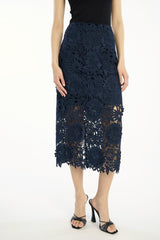 Jupe 3D Lace Pencil