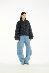 Bomber Pleated