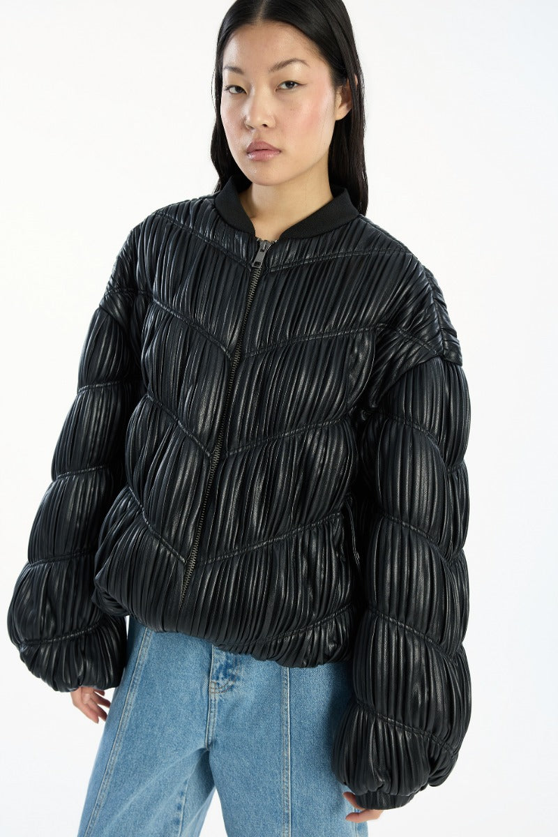 Bomber Pleated