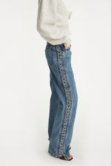 Jeans Laced Straight Leg