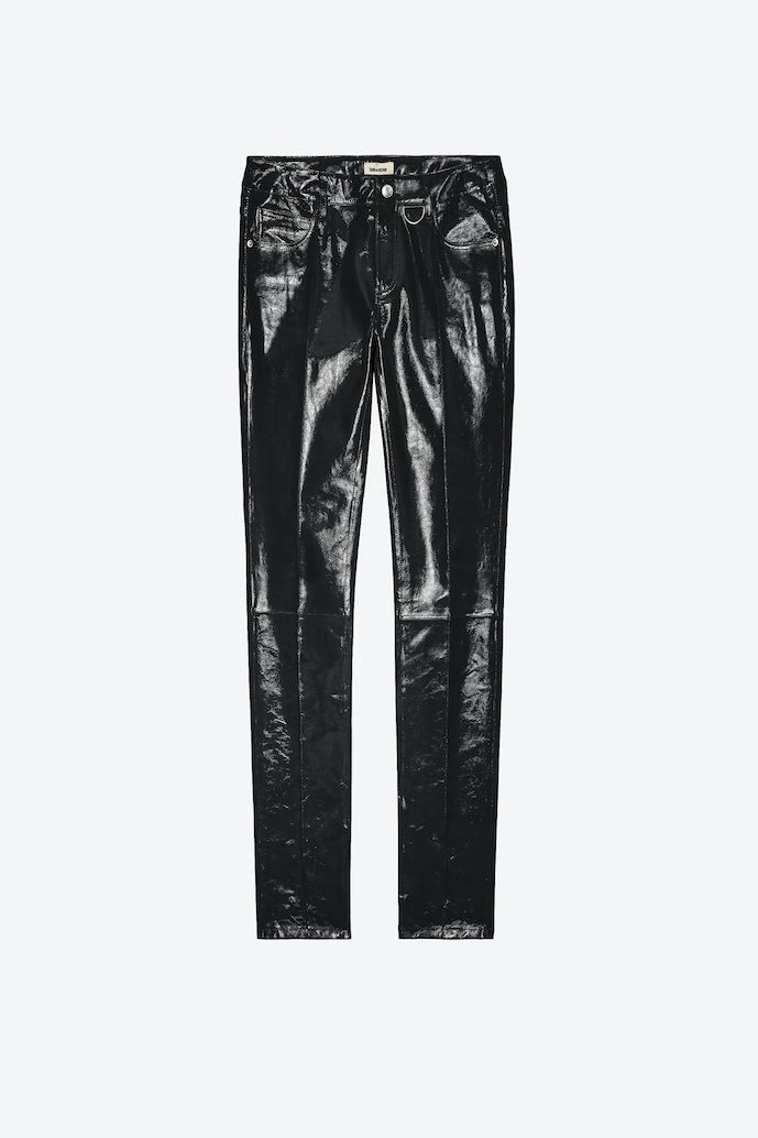 Pantalon Peko Vinyle Noir