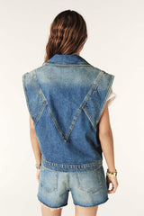 Veste en Jean Max Lightusedblue