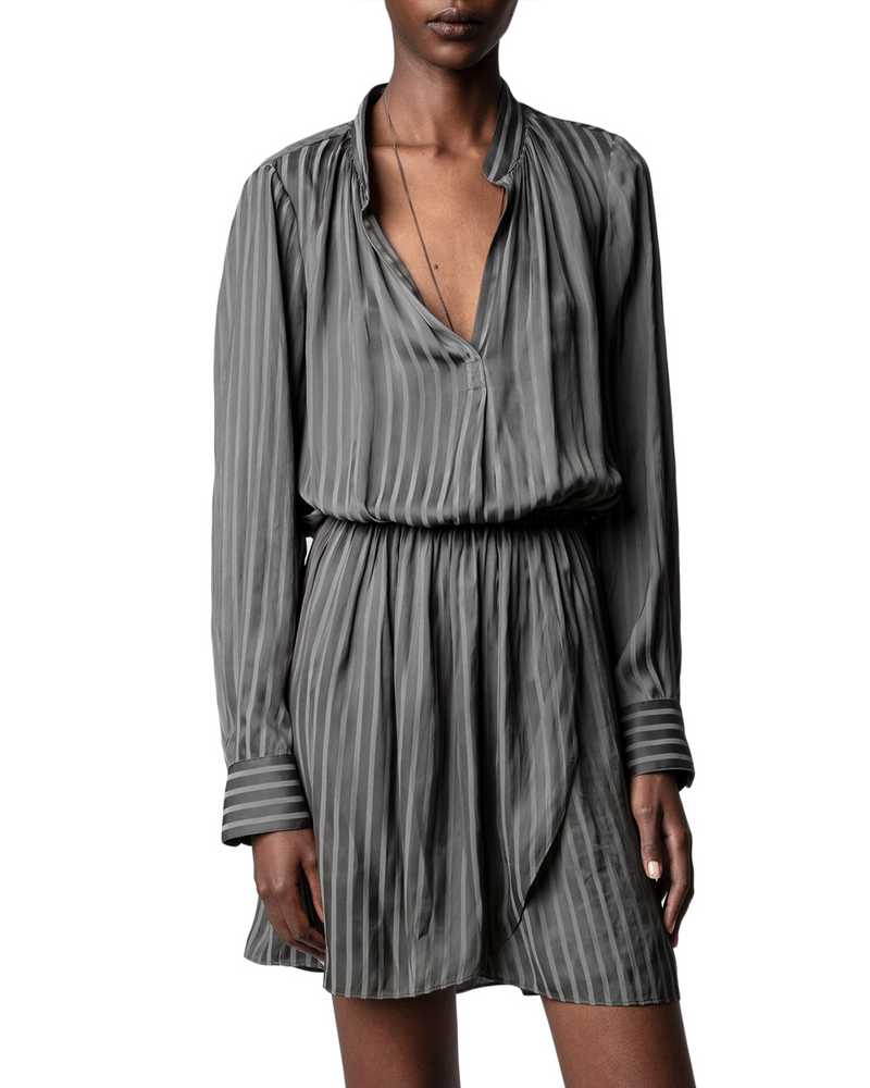 Robe Rinka Satin Elephant