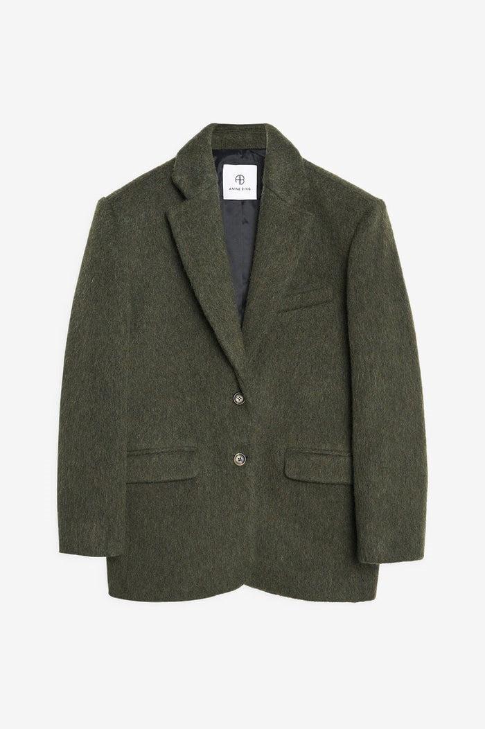 Quinn Blazer Dark Army Green
