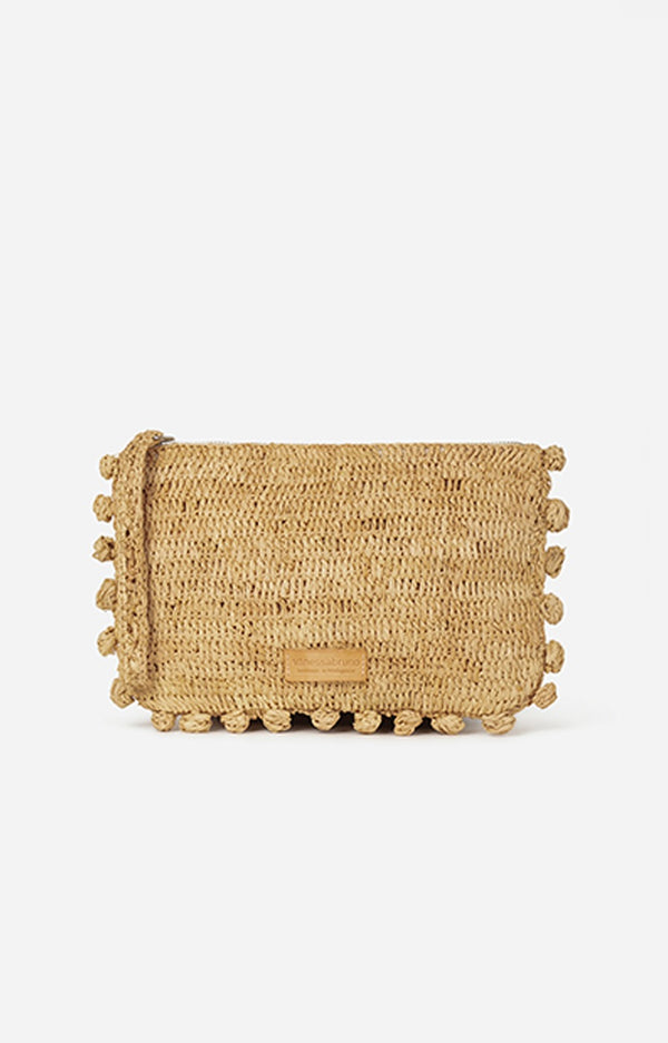 Pochette plate bulles Naturel