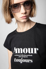 T-shirt Skinny Amour Toujours