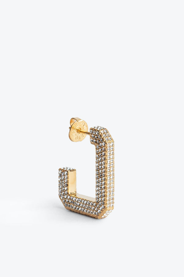 Boucles d'oreilles Cecilia Strass