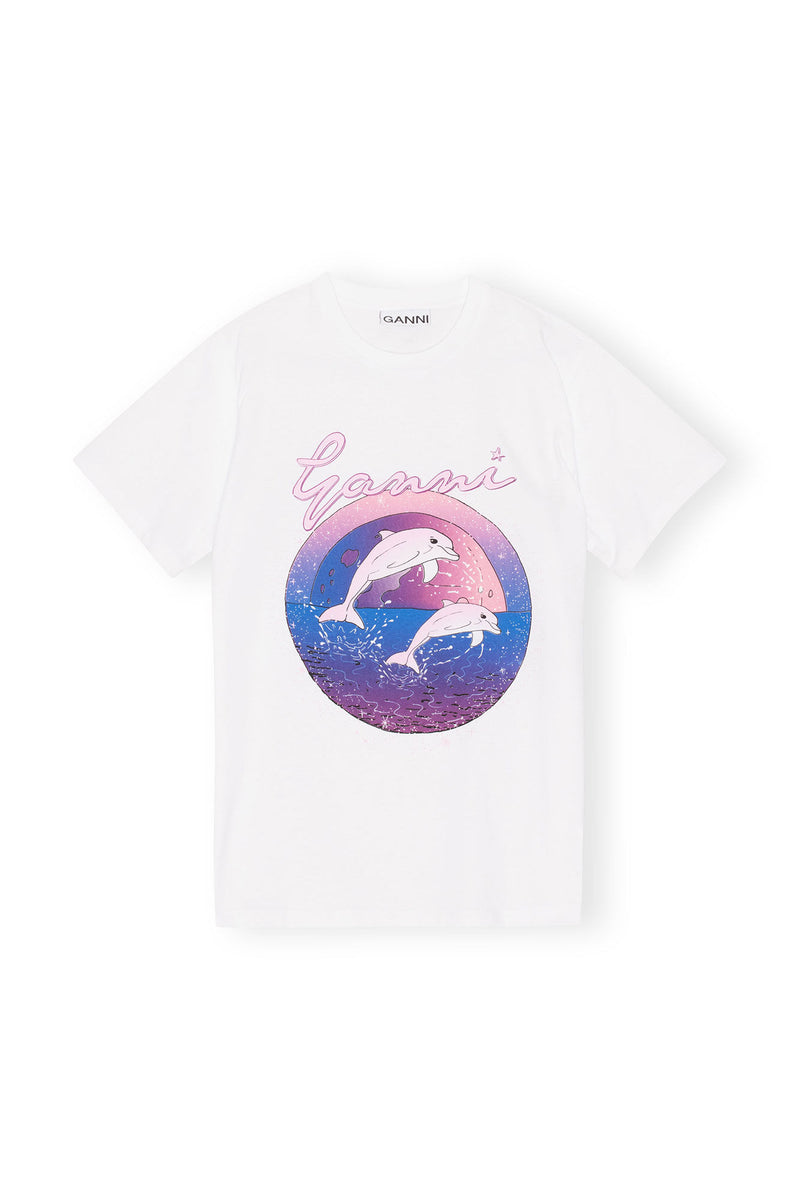 T-shirt Dolphin Blanc