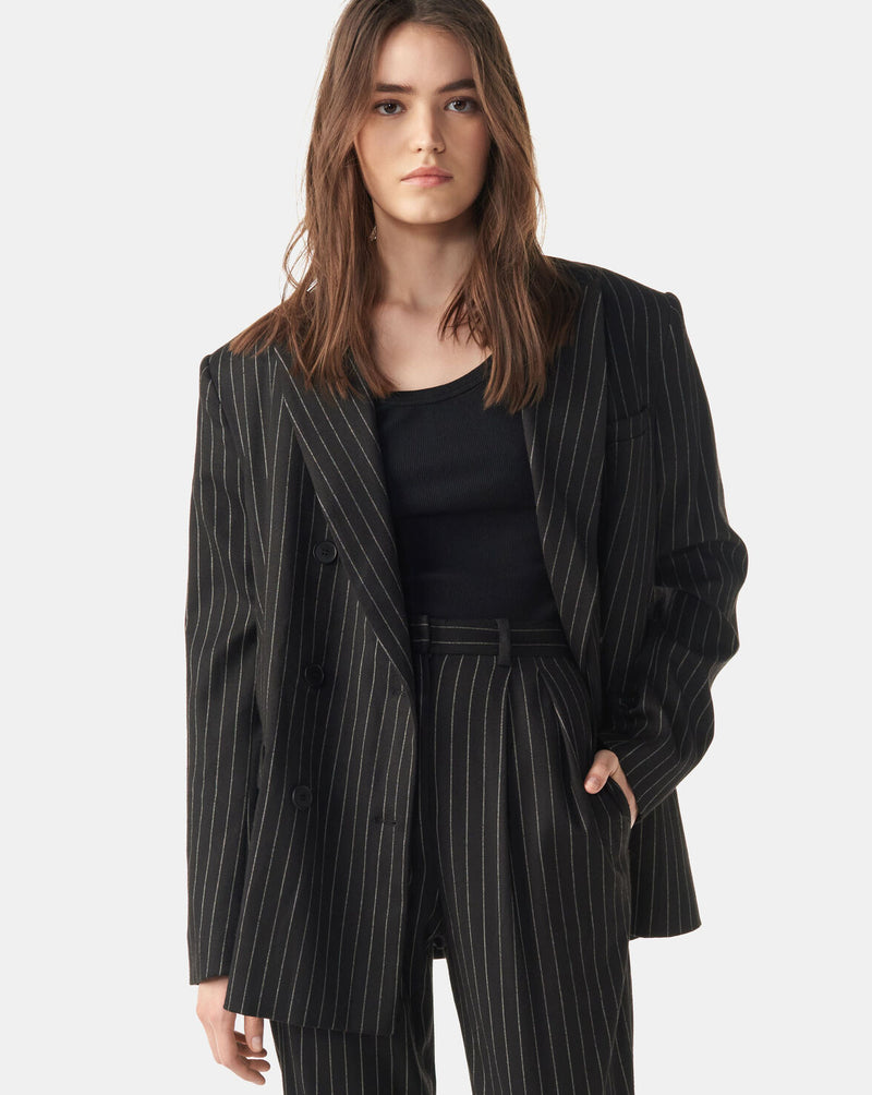 Veste de Tailleur à rayures Goni